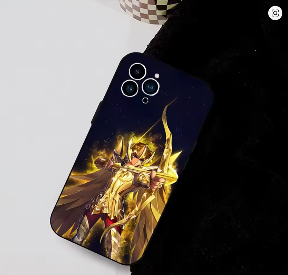 Capa Anime S-Saint Ceya Cavaleiros do Zodiaco Colorida Iphone 11 12 13 14 15 16 17