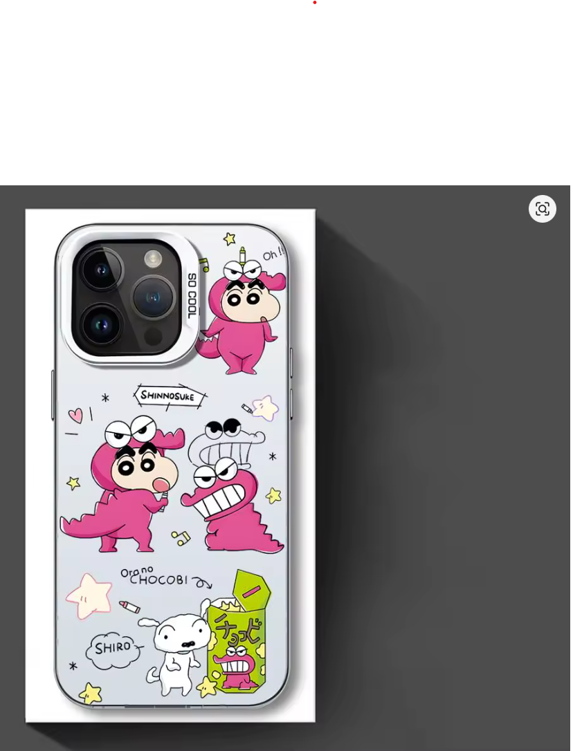 Case Anime Crayon Shin-Chan p/ iPhone 11 12 13 14 15 16 Plus Pro Max