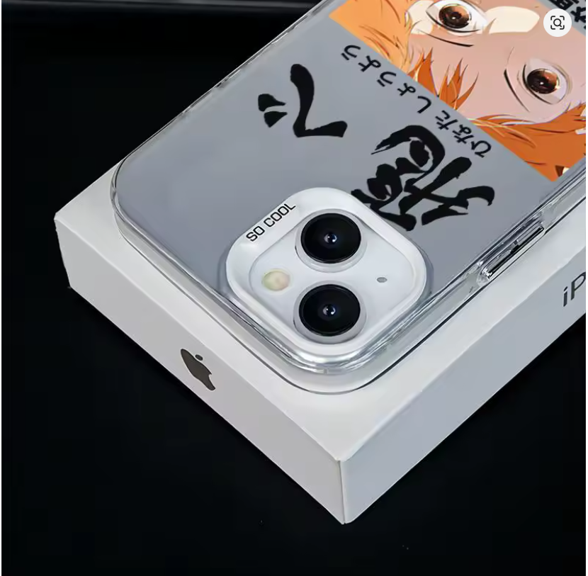 Case Anime Haikyuu Vôleibol p/ iPhone 11 12 13 14 15 16 17 Plus Pro Max