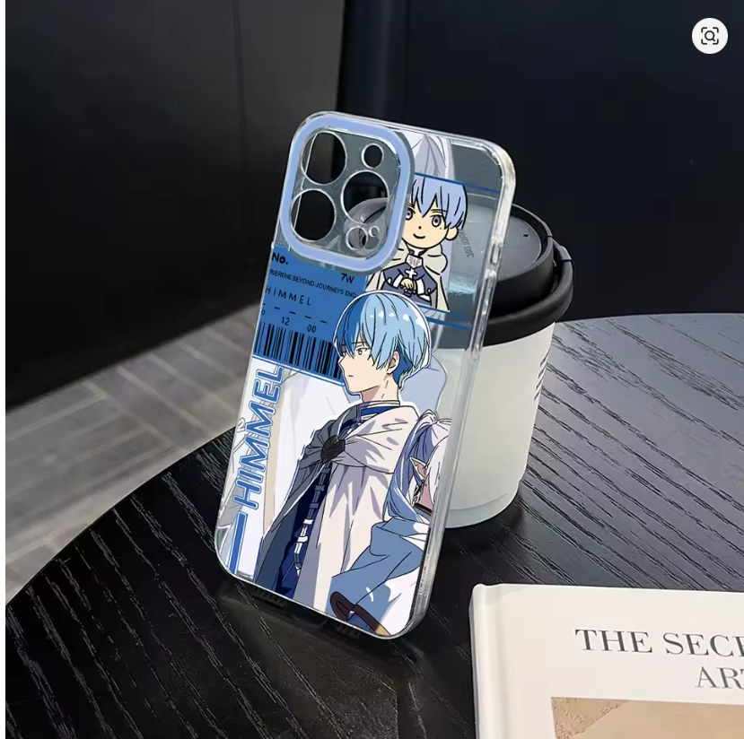 Case Anime Frieren Beyond Journey's End para iPhone 11 ao 17 | Pro, Max, Air