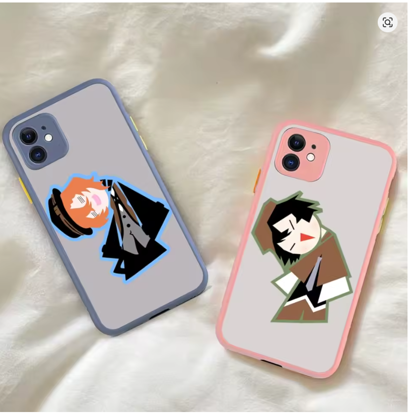 Case Anime Borgou Stray Dogs P/ Iphone Xr Xs 8 11 12 13 14 15 16 17 Pro Max