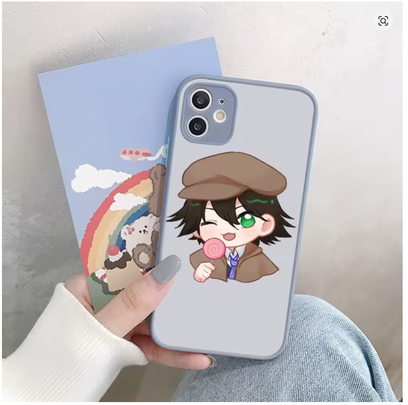 Case Anime Borgou Stray Dogs P/ Iphone Xr Xs 8 11 12 13 14 15 16 17 Pro Max