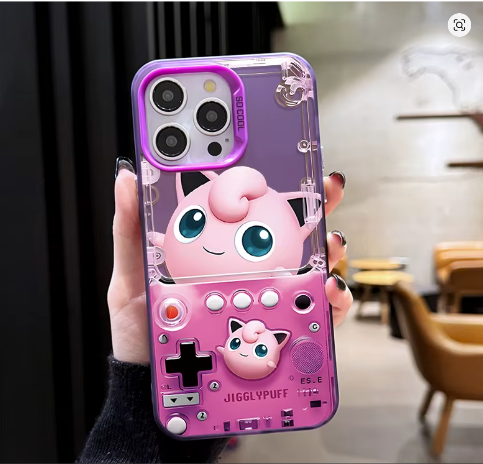 Capa Pokémon Anime para iPhone SE 7 8 X XS XR 11 12 13 14 15 16 17 Pro Max