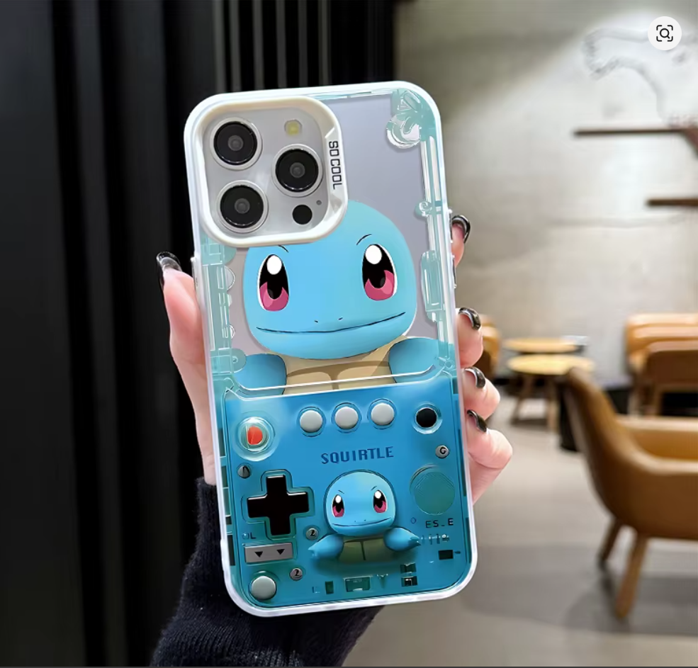 Capa Pokémon Anime para iPhone SE 7 8 X XS XR 11 12 13 14 15 16 17 Pro Max