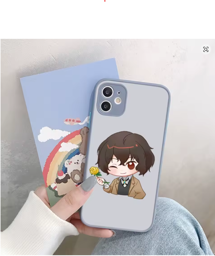 Case Anime Borgou Stray Dogs P/ Iphone Xr Xs 8 11 12 13 14 15 16 17 Pro Max
