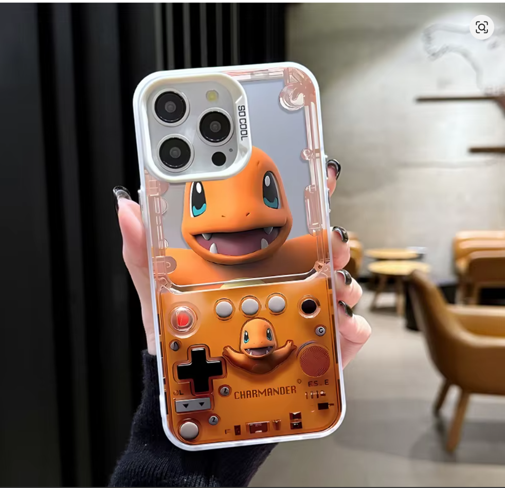 Capa Pokémon Anime para iPhone SE 7 8 X XS XR 11 12 13 14 15 16 17 Pro Max