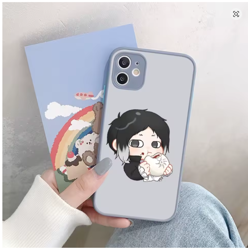 Case Anime Borgou Stray Dogs P/ Iphone Xr Xs 8 11 12 13 14 15 16 17 Pro Max
