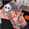 Case 3D Luffy One Piece P/ Iphone 11 12 13 4 15 16 17 Pro Plus Max