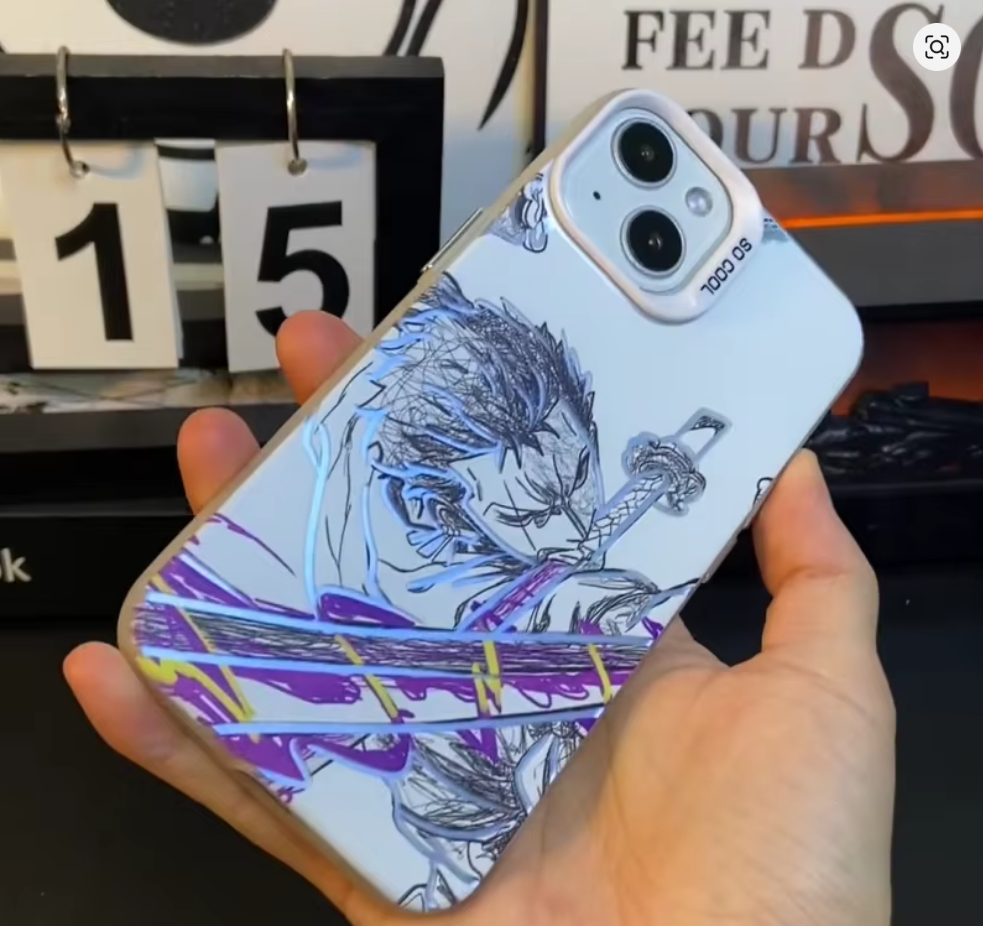 Capa Anime One Piece para iPhone 11, 12, 13, 14, 15, 16 e 17 – Todos os Modelos Pro Max