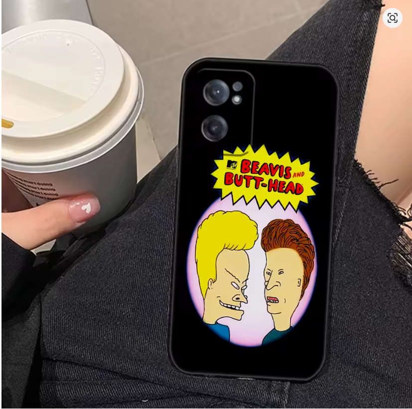 Case Anime Beavis and Butthead P/ Iphone 7 8 11 12 13 14 15 16 17 Pro Max Xr Plus