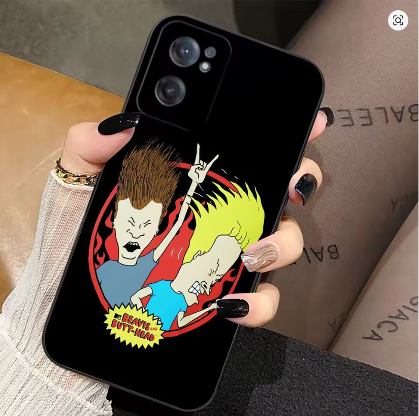 Case Anime Beavis and Butthead P/ Iphone 7 8 11 12 13 14 15 16 17 Pro Max Xr Plus