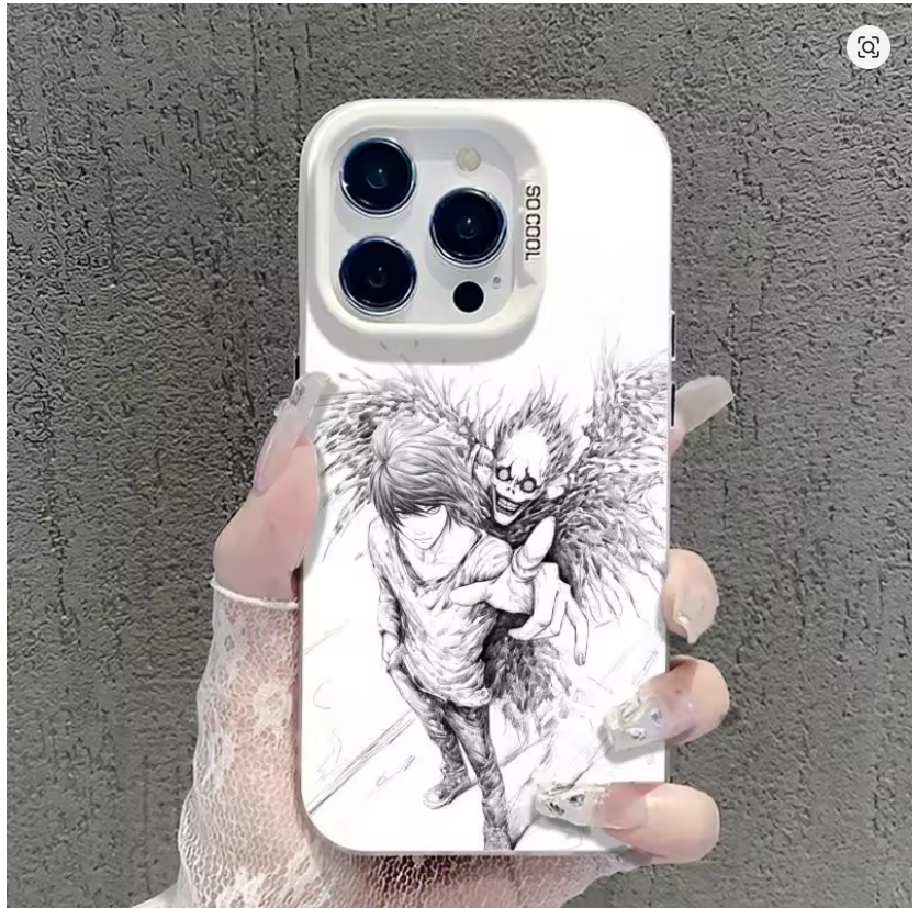 Case Anime Death Note P Iphone X Xr Xs 11 12 13 14 15 16 17 Pro Max