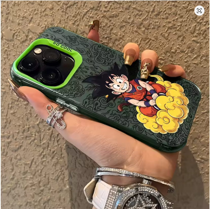 Case Anime Goku Shenrom Flying Nimbus Iphone 12 17 Air Pro Max 16 15 11 14 13 Pro Max XS X XR Plus 8 7 SE 2020