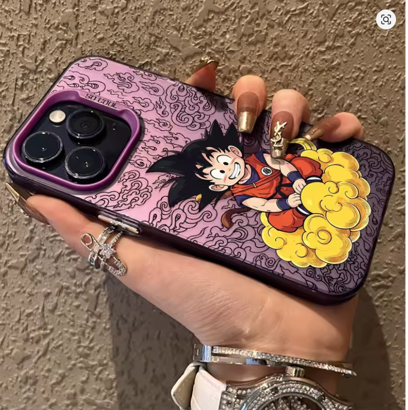 Case Anime Goku Shenrom Flying Nimbus Iphone 12 17 Air Pro Max 16 15 11 14 13 Pro Max XS X XR Plus 8 7 SE 2020