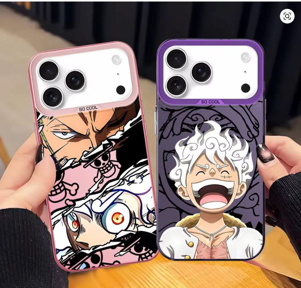 Case Luffy One Piece para iPhone 11 12 13 14 15 16 X XR XS Pro Max