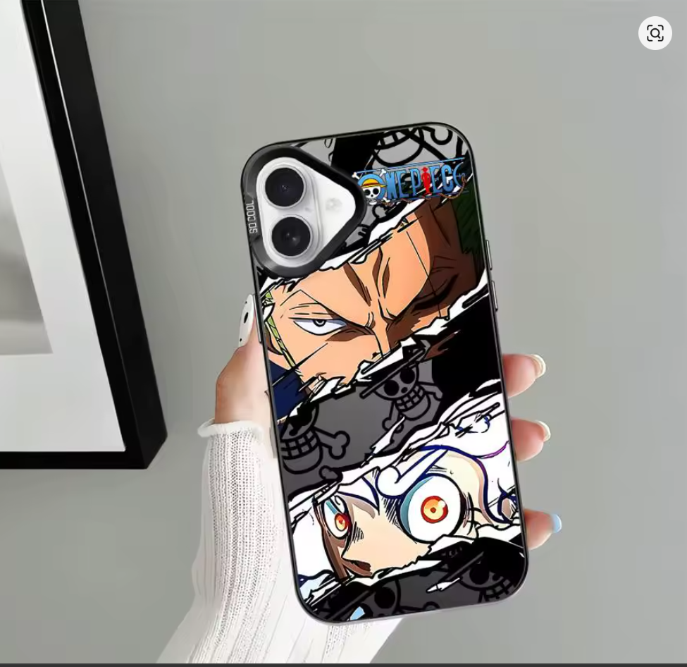 Case Luffy One Piece para iPhone 11 12 13 14 15 16 X XR XS Pro Max