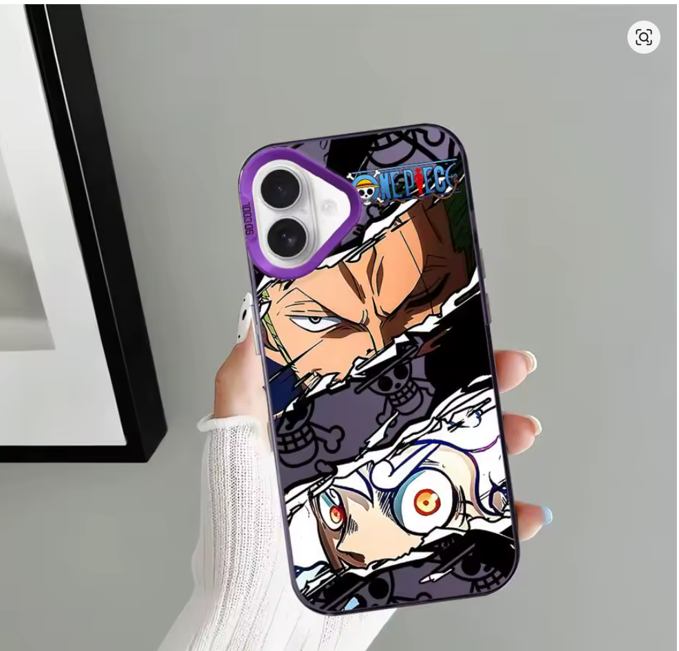 Case Luffy One Piece para iPhone 11 12 13 14 15 16 X XR XS Pro Max