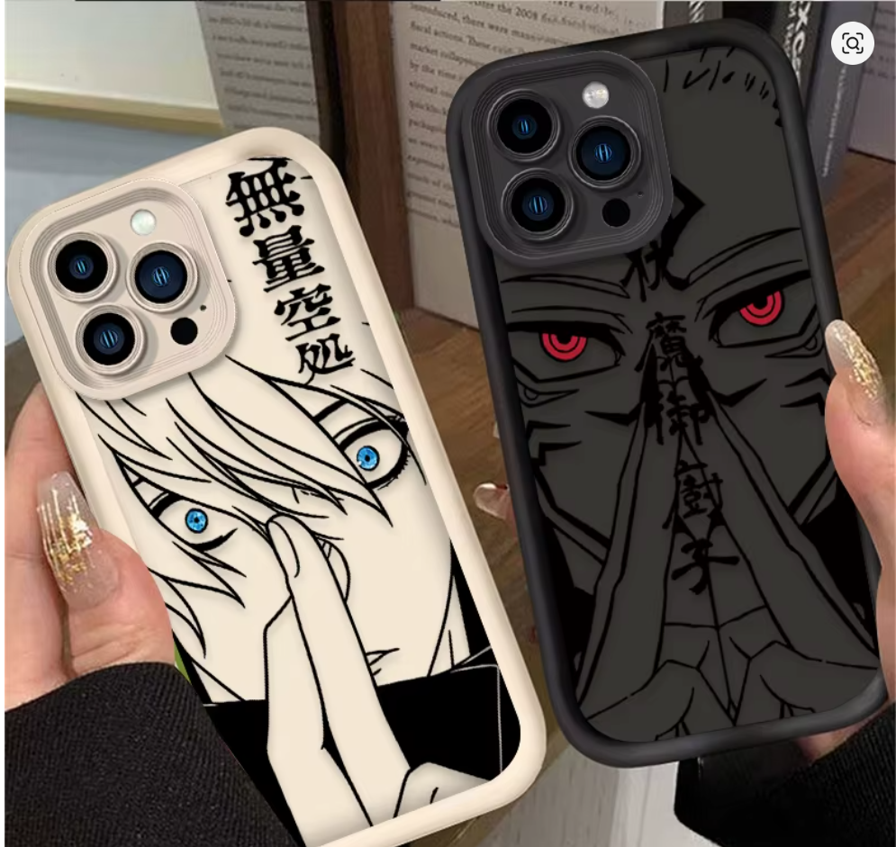 Case Anime Jujutsu Kaisen para iPhone 7 8 SE X XR XS 11 12 13 14 15 16 17 Pro Max