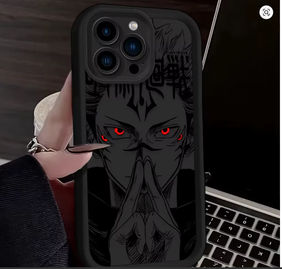 Case Anime Jujutsu Kaisen para iPhone 7 8 SE X XR XS 11 12 13 14 15 16 17 Pro Max
