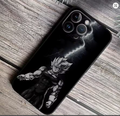 Capa dragon ball z silicone tpu Preto branco Iphone 6 7 8 9 10 11 12 13 14 15 16