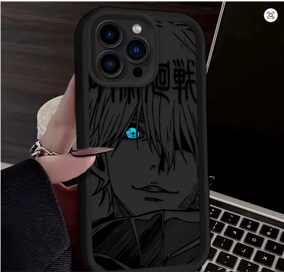 Case Anime Jujutsu Kaisen para iPhone 7 8 SE X XR XS 11 12 13 14 15 16 17 Pro Max