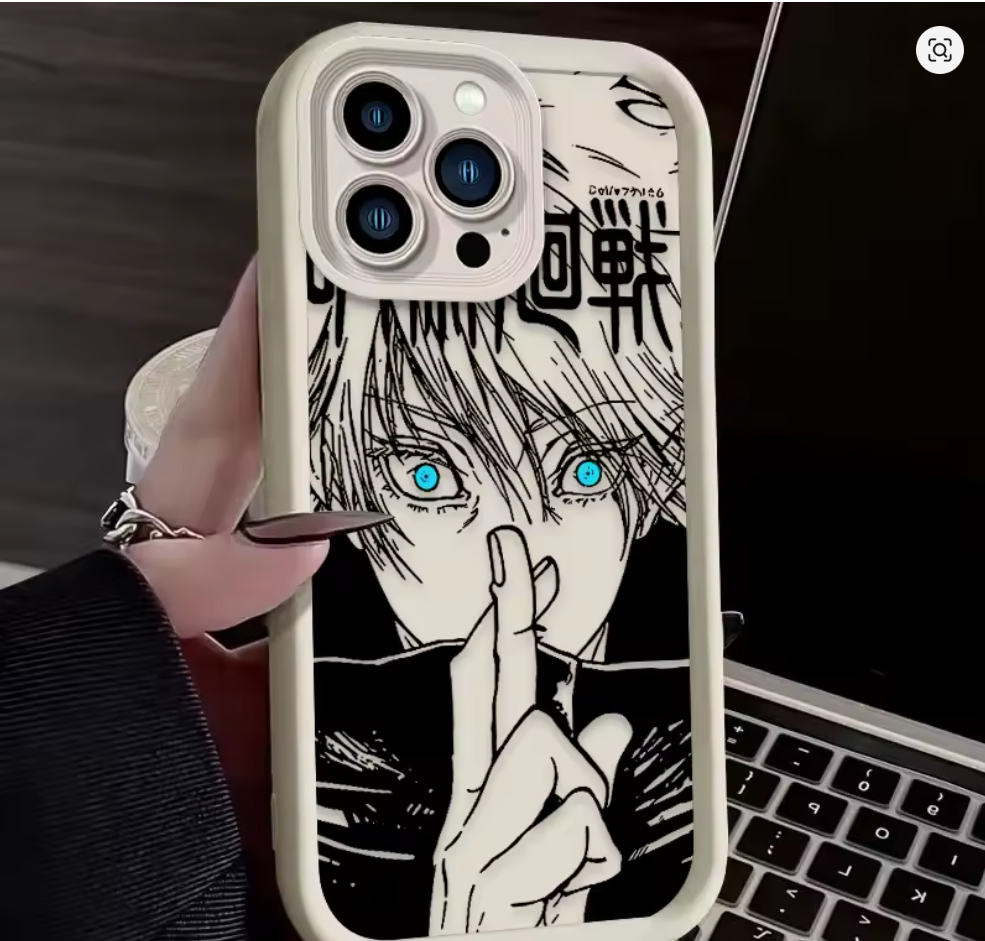 Case Anime Jujutsu Kaisen para iPhone 7 8 SE X XR XS 11 12 13 14 15 16 17 Pro Max