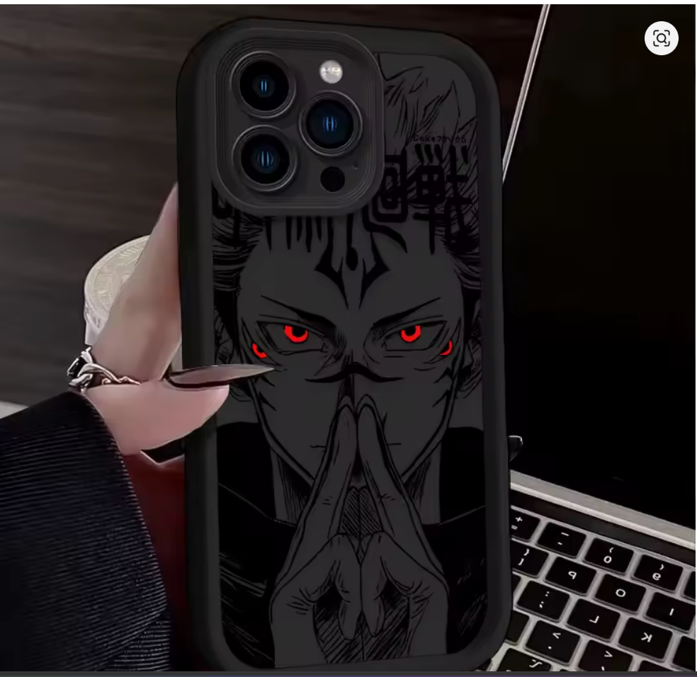Case Anime Jujutsu Kaisen para iPhone 7 8 SE X XR XS 11 12 13 14 15 16 17 Pro Max