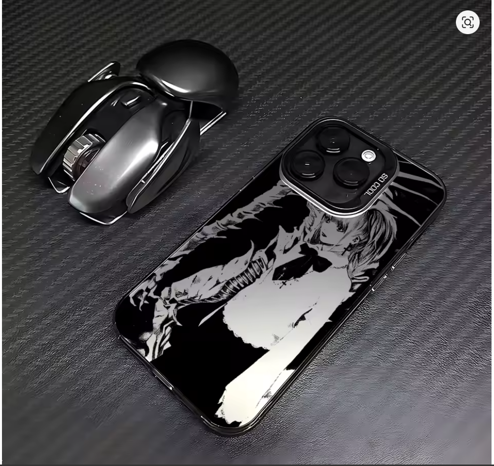 Case Anime Death Note para iPhone 7 ao 16 | Pro, Max, XR, XS, Plus