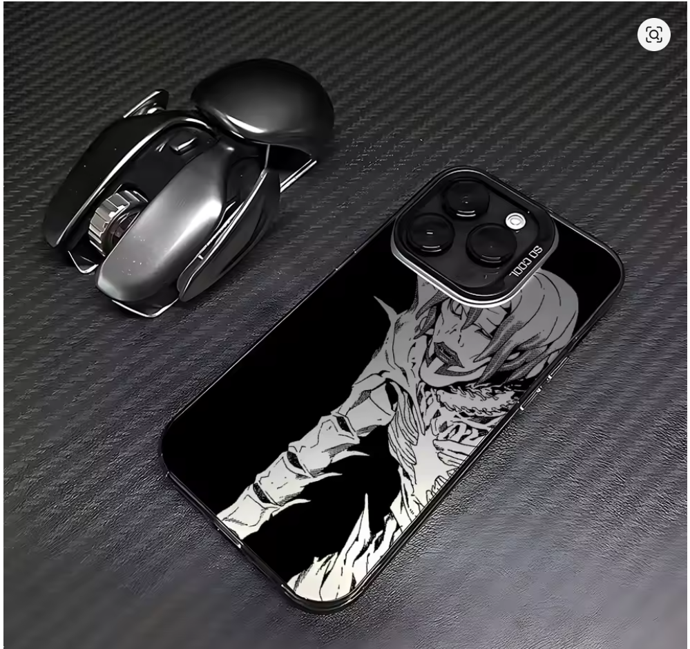 Case Anime Death Note para iPhone 7 ao 16 | Pro, Max, XR, XS, Plus
