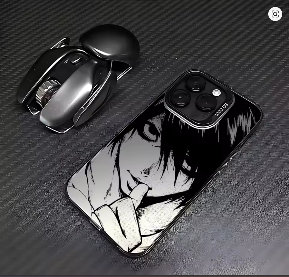 Case Anime Death Note para iPhone 7 ao 16 | Pro, Max, XR, XS, Plus