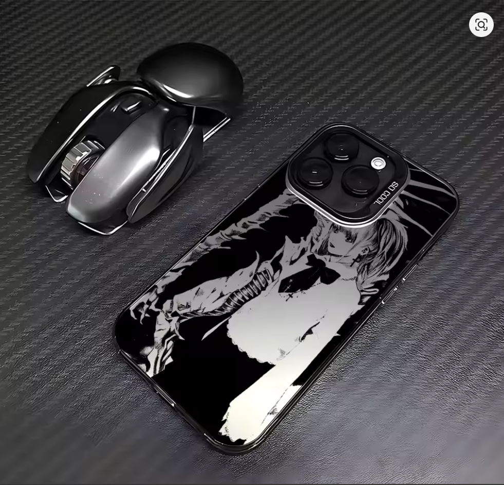 Case Anime Death Note para iPhone 7 ao 16 | Pro, Max, XR, XS, Plus
