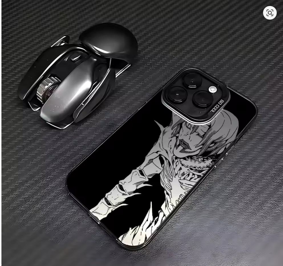 Case Anime Death Note para iPhone 7 ao 16 | Pro, Max, XR, XS, Plus