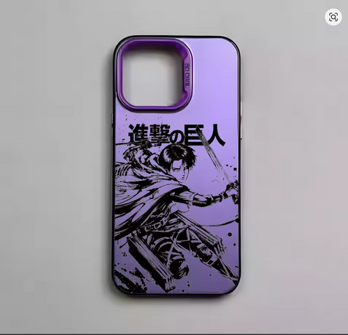 Capa Anime Attack on Titan para iPhone 11, 12, 13, 14, 15 e 16 | Pro, Max