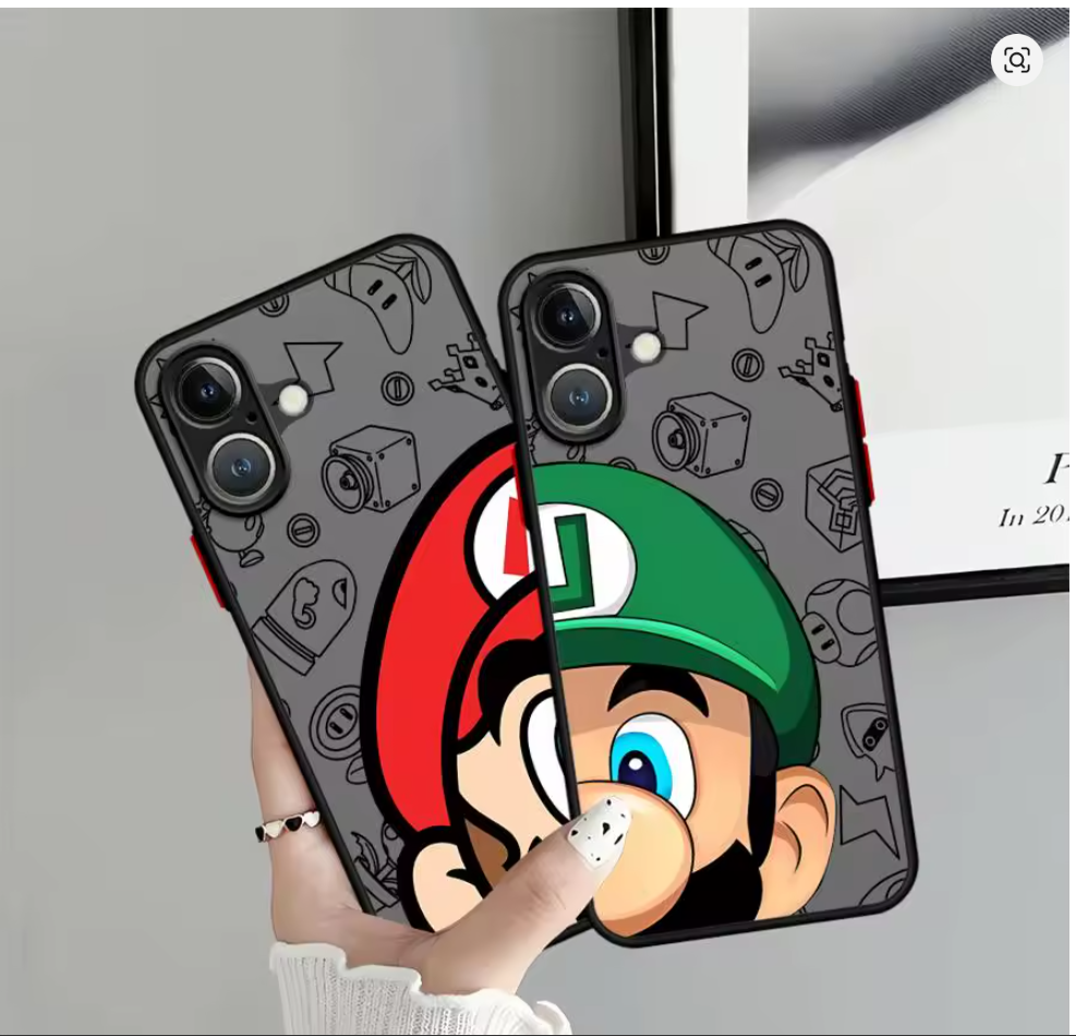 Case pc tpu Mario Anime P Iphone 6s 7 8 plus X Xs Xr Max 11 12 13 14 15 16 17  Pro