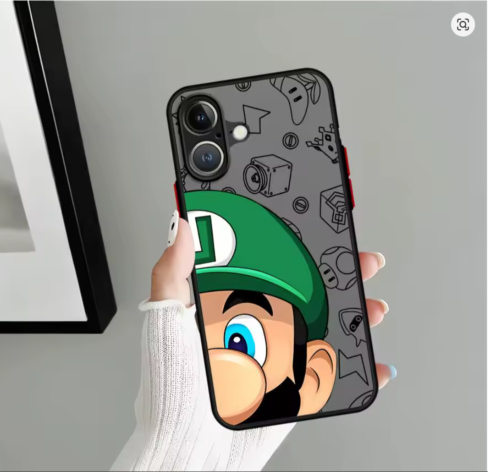 Case pc tpu Mario Anime P Iphone 6s 7 8 plus X Xs Xr Max 11 12 13 14 15 16 17  Pro