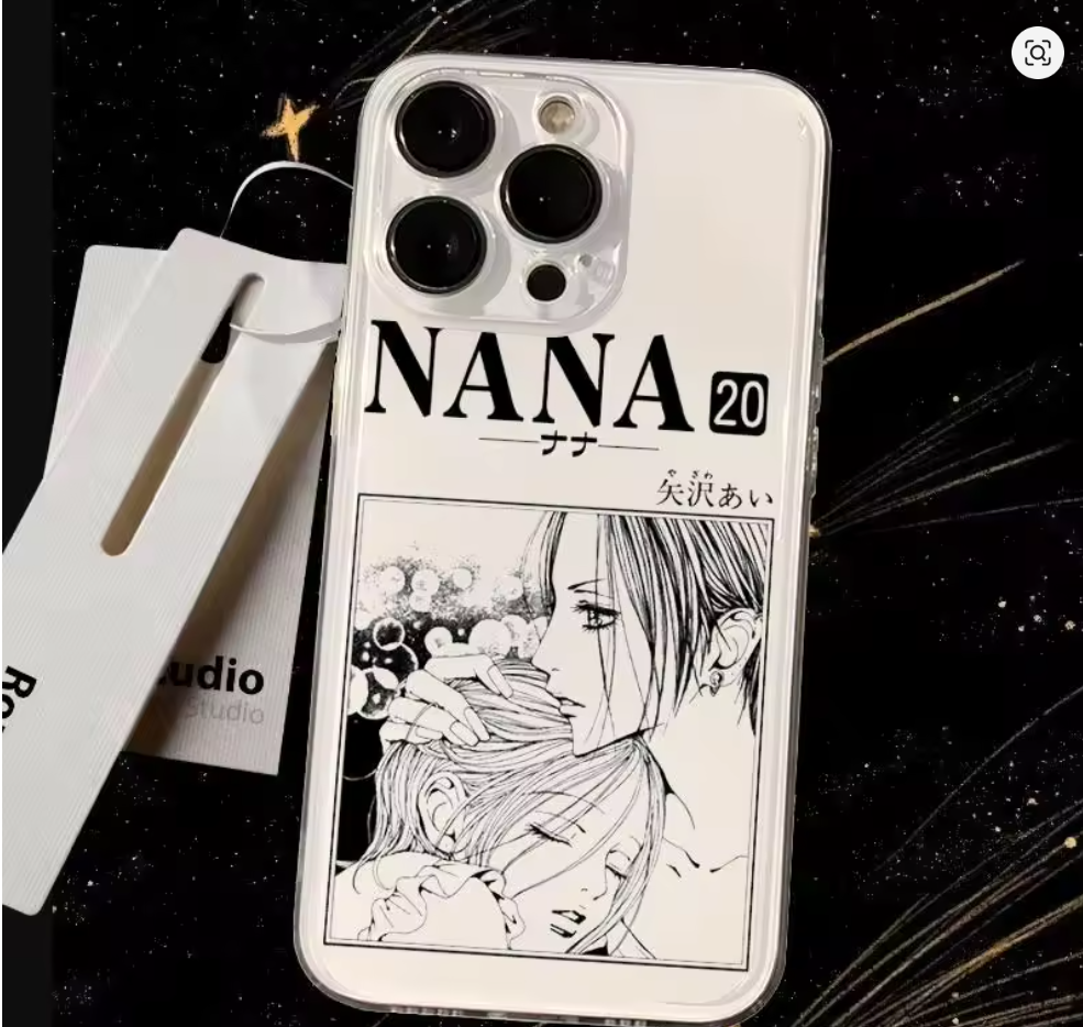 Case Anime Nana Osaki plastico P Iphone 11 12 13 14 15 16 17 Plus Pro Max Xs Xr