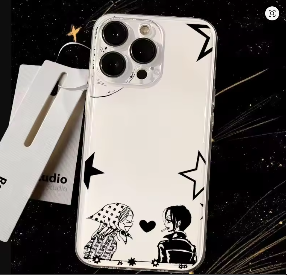 Case Anime Nana Osaki plastico P Iphone 11 12 13 14 15 16 17 Plus Pro Max Xs Xr