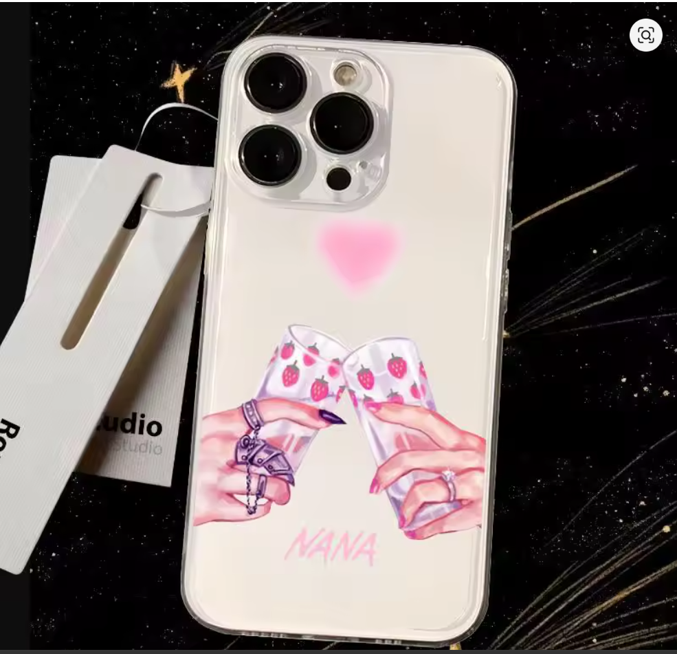 Case Anime Nana Osaki plastico P Iphone 11 12 13 14 15 16 17 Plus Pro Max Xs Xr