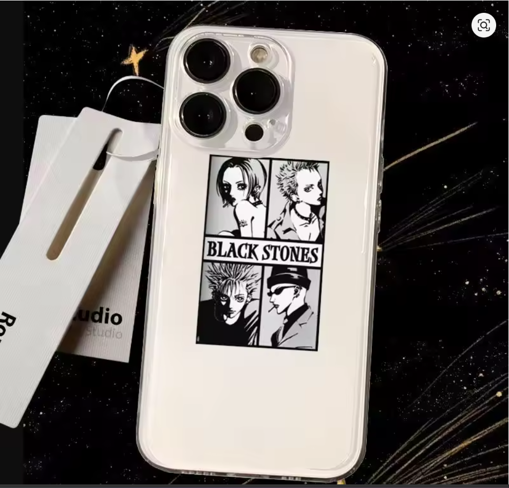 Case Anime Nana Osaki plastico P Iphone 11 12 13 14 15 16 17 Plus Pro Max Xs Xr