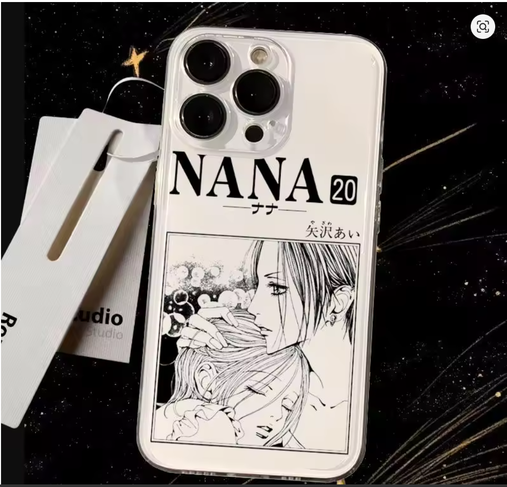 Case Anime Nana Osaki plastico P Iphone 11 12 13 14 15 16 17 Plus Pro Max Xs Xr
