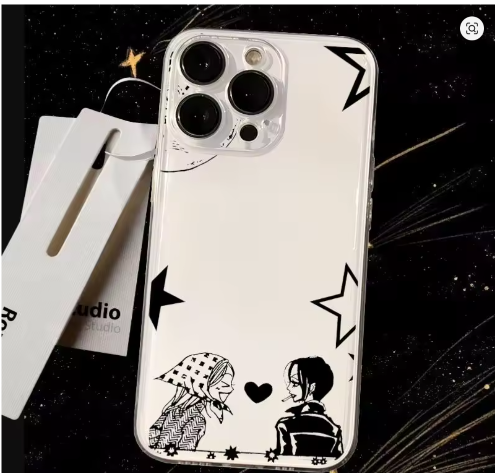 Case Anime Nana Osaki plastico P Iphone 11 12 13 14 15 16 17 Plus Pro Max Xs Xr