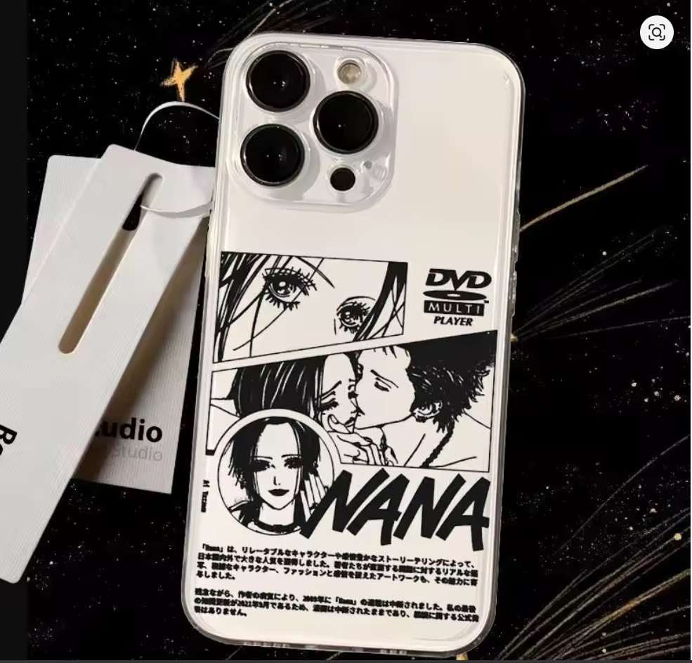 Case Anime Nana Osaki plastico P Iphone 11 12 13 14 15 16 17 Plus Pro Max Xs Xr