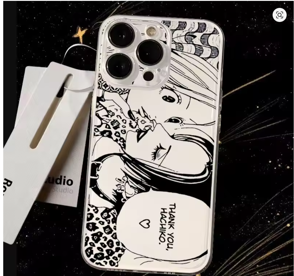 Case Anime Nana Osaki plastico P Iphone 11 12 13 14 15 16 17 Plus Pro Max Xs Xr