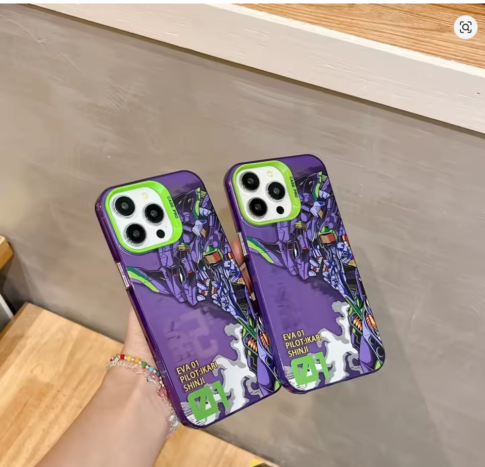 Case Anime Ikari Shinji Eva Evangelion P Iphone 11 12 13 14 15 16 Pro Max Xr Xs Max 7 8 Plus