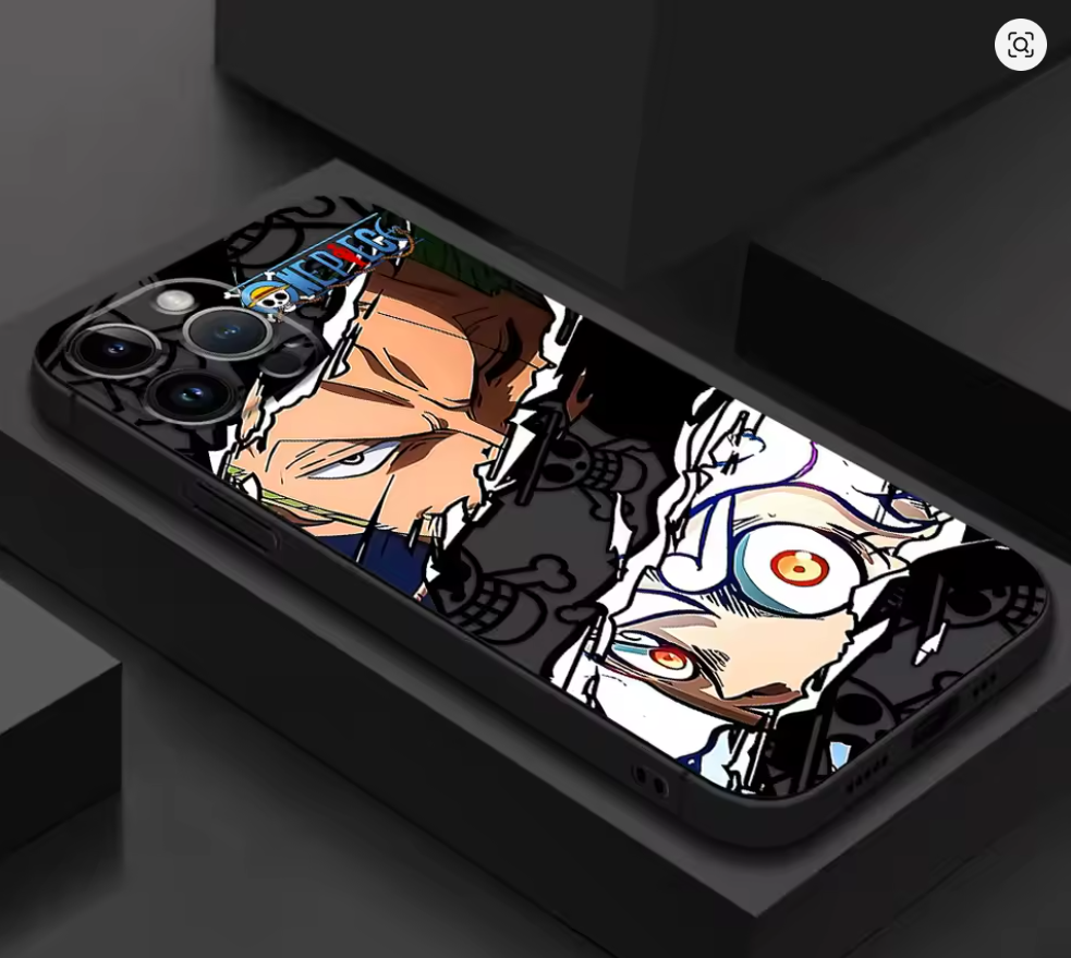 Capa One Piece Fosca para iPhone – PC TPU Anti-Impacto | Capas & Cia
