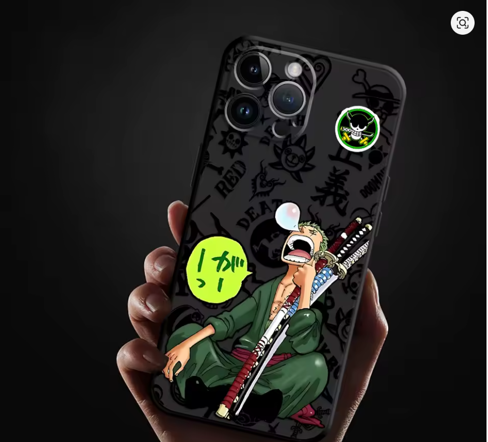 Capa One Piece Fosca para iPhone – PC TPU Anti-Impacto | Capas & Cia