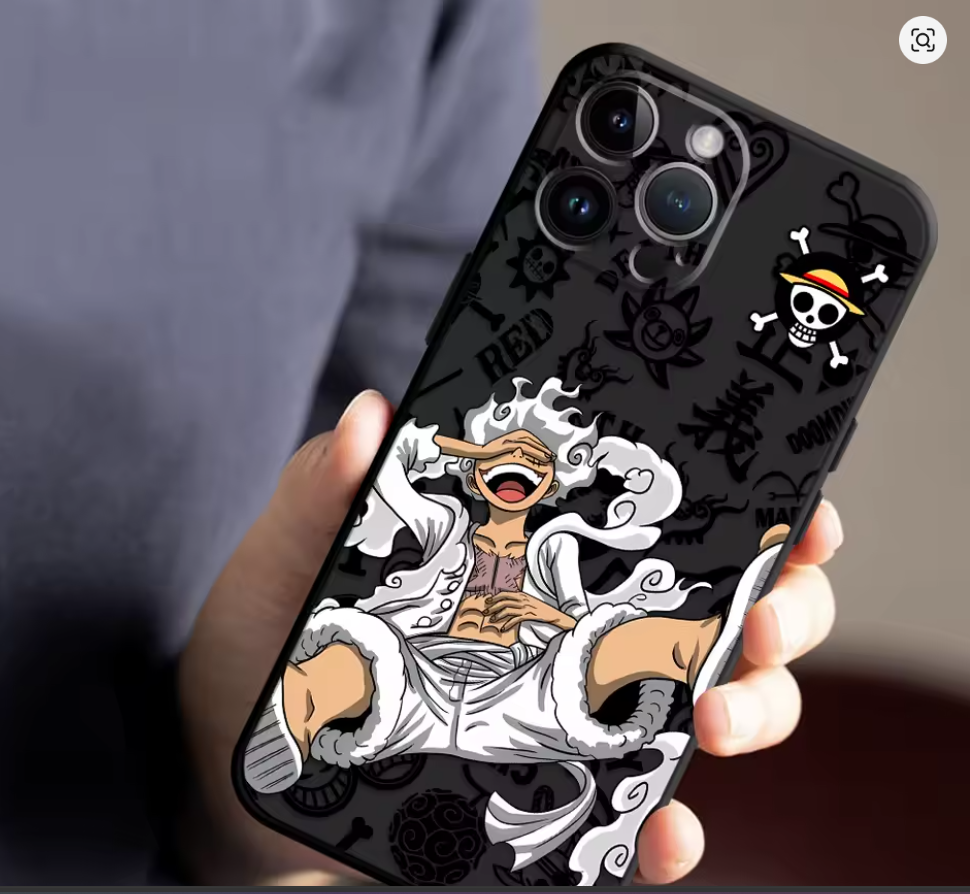 Capa One Piece Fosca para iPhone – PC TPU Anti-Impacto | Capas & Cia