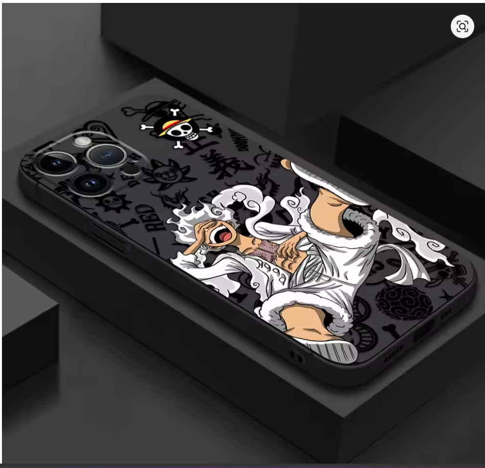 Capa One Piece Fosca para iPhone – PC TPU Anti-Impacto | Capas & Cia