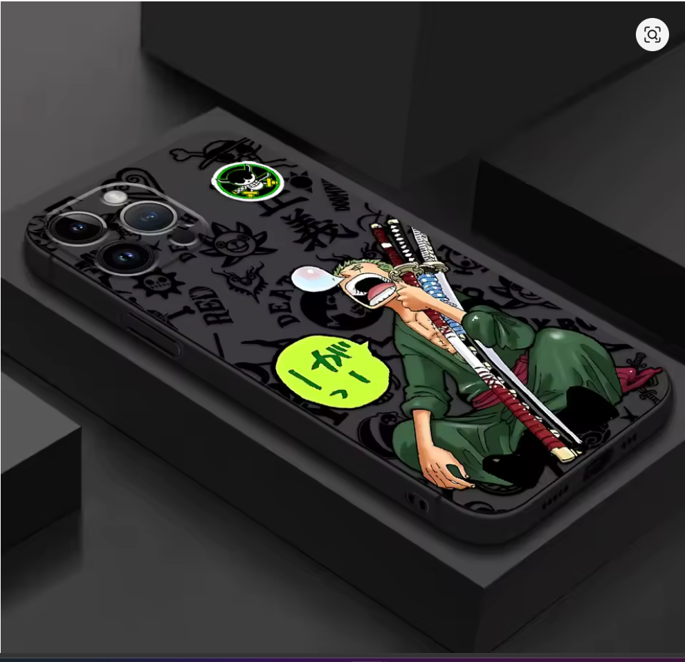 Capa One Piece Fosca para iPhone – PC TPU Anti-Impacto | Capas & Cia