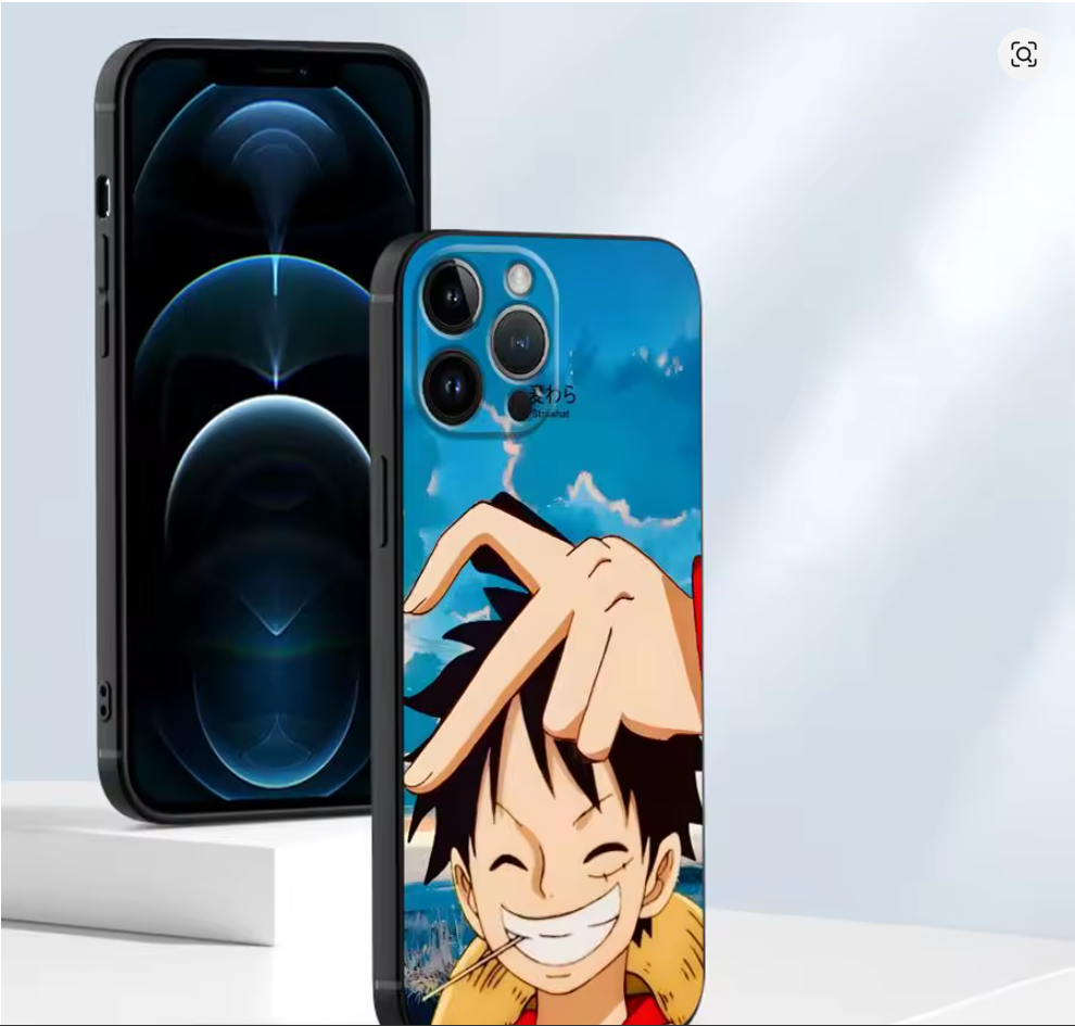 Case Luffy One Piece para iPhone – PC TPU Anti-Impacto | Capas & Cia